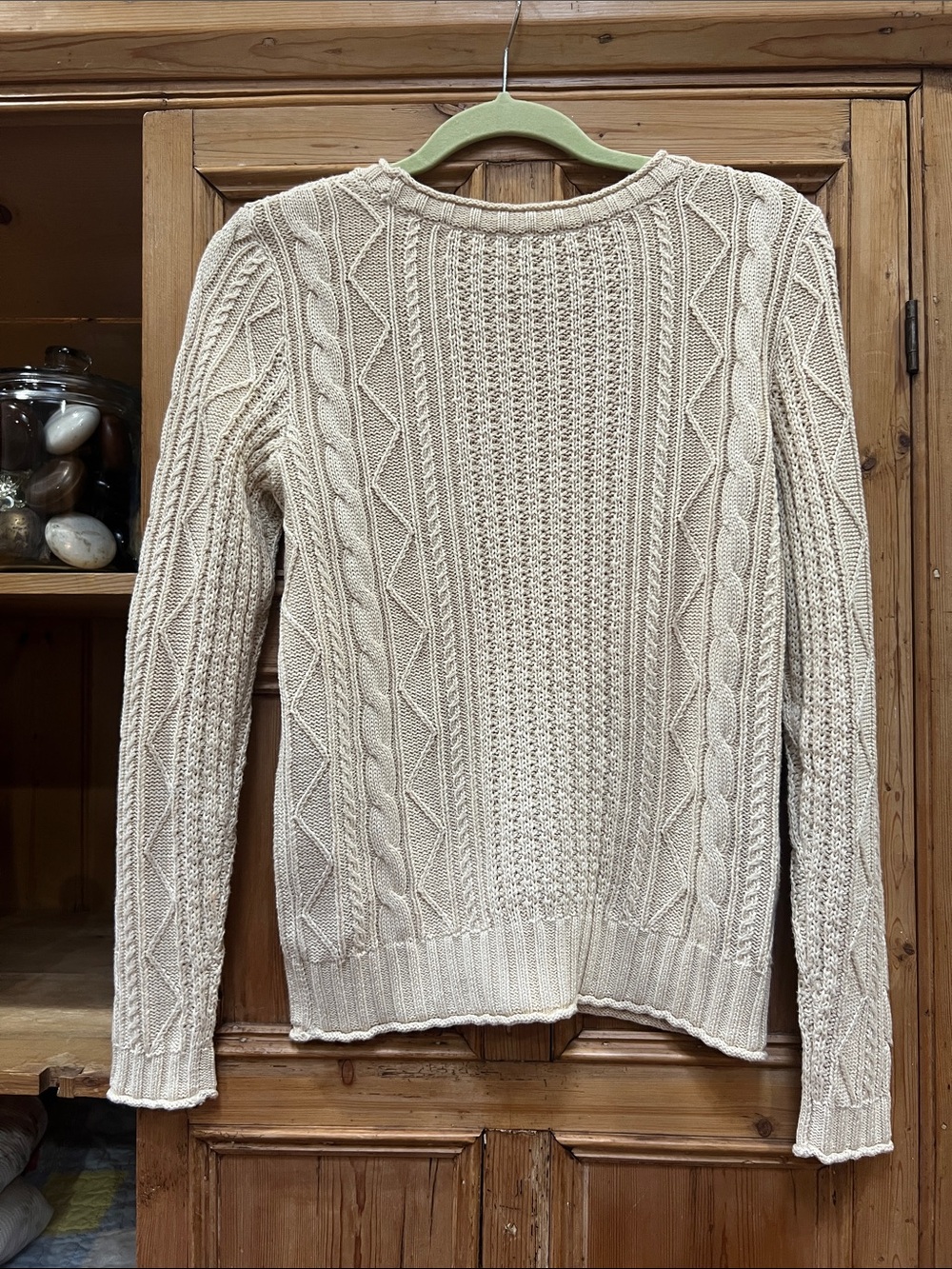 Ralph Lauren Aran Knit American Flag Sweater - Picture 5 of 6